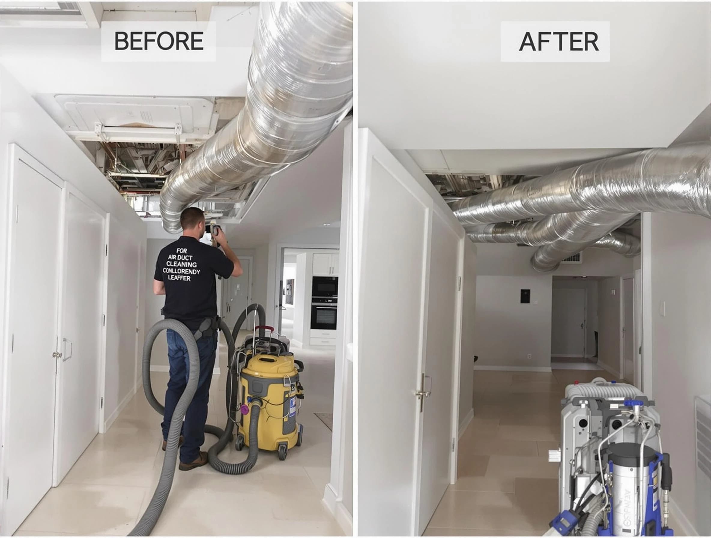 Fairfield Plantation Air Duct Cleaning professional performing thorough air duct cleaning in Fairfield Plantation